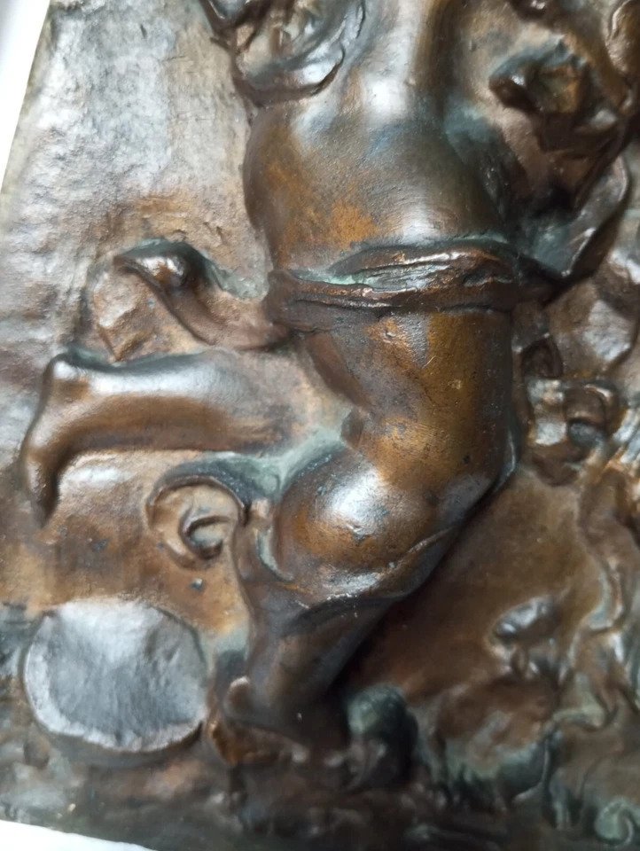 Rilievo, Putti - 34 cm - Bronzo #2.1