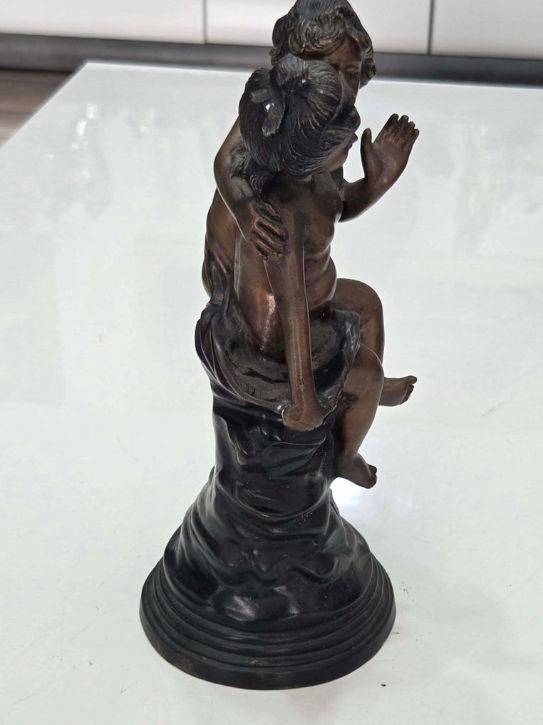 Rzeźba, Trust - 1 kg - 27.5 cm - Brąz patynowany #4.3