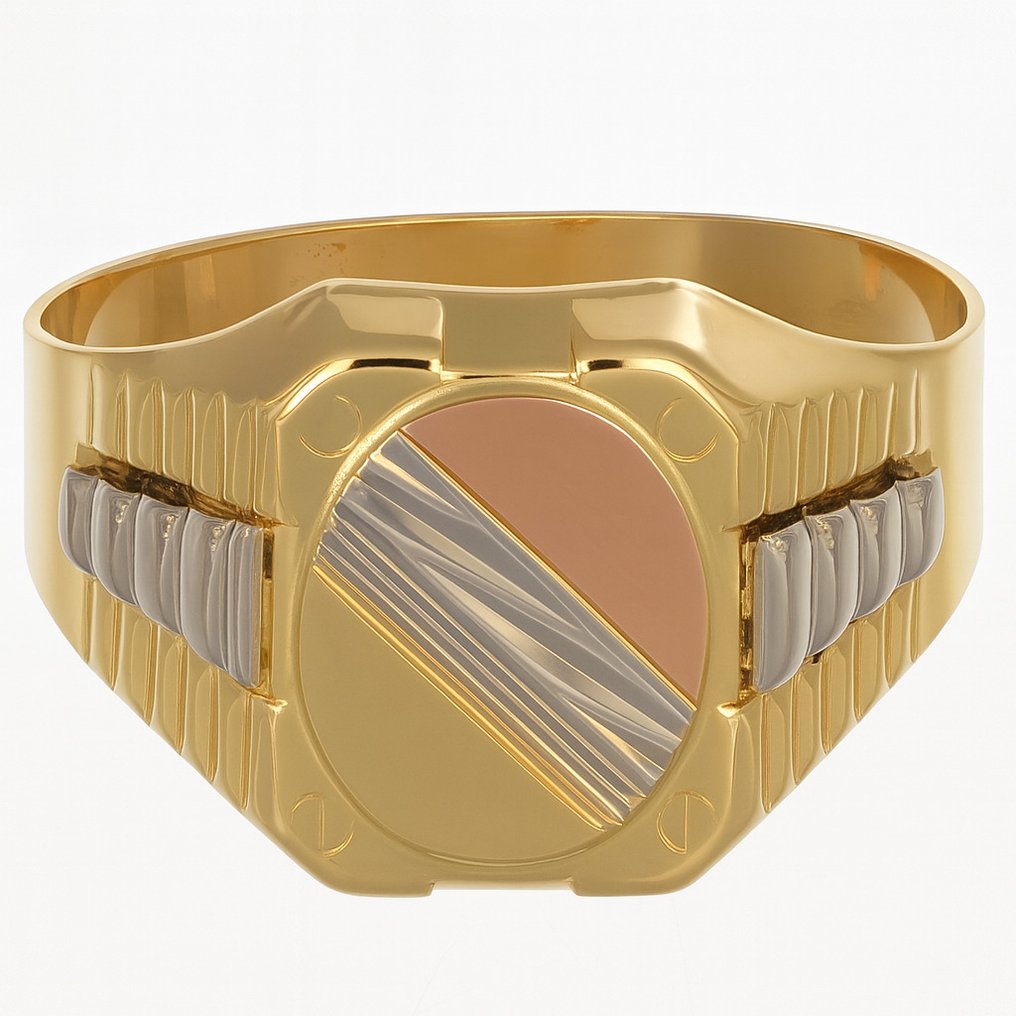 Bague - 18 carats Or blanc, Or jaune, Or rose #1.0