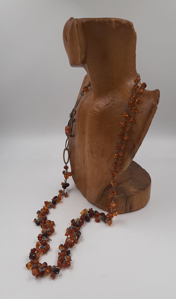 Rav - Hammerboret - Collier halskæde - Ambra Baltica #3.2