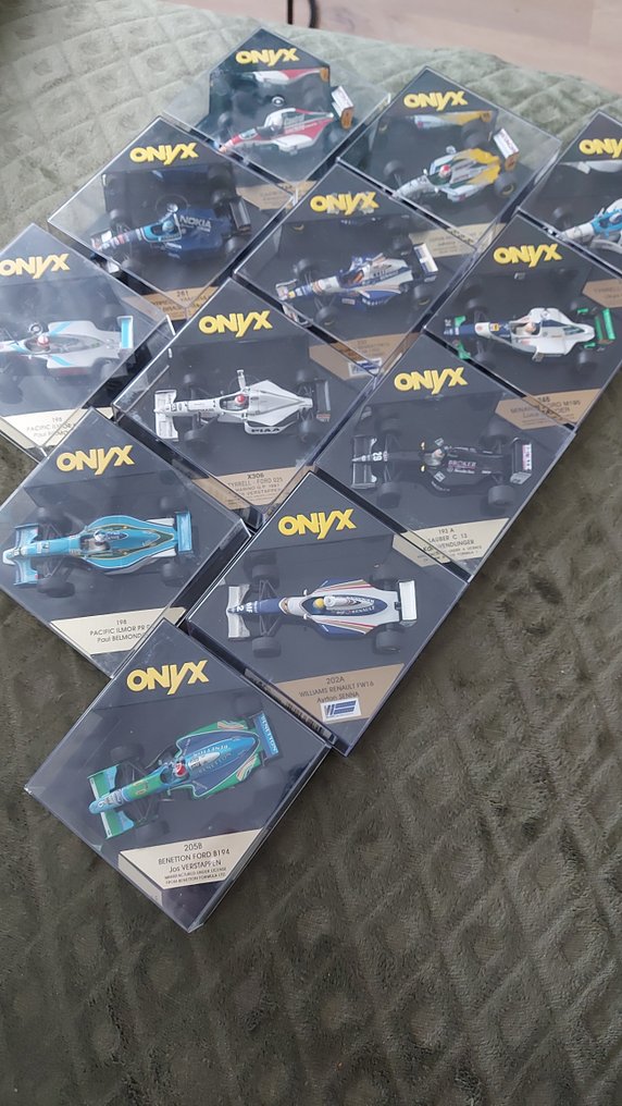 Onyx 1:43 - Modell versenyautó  (12) - F1 (Senna/ Verstappen/ Coulthard) #1.0