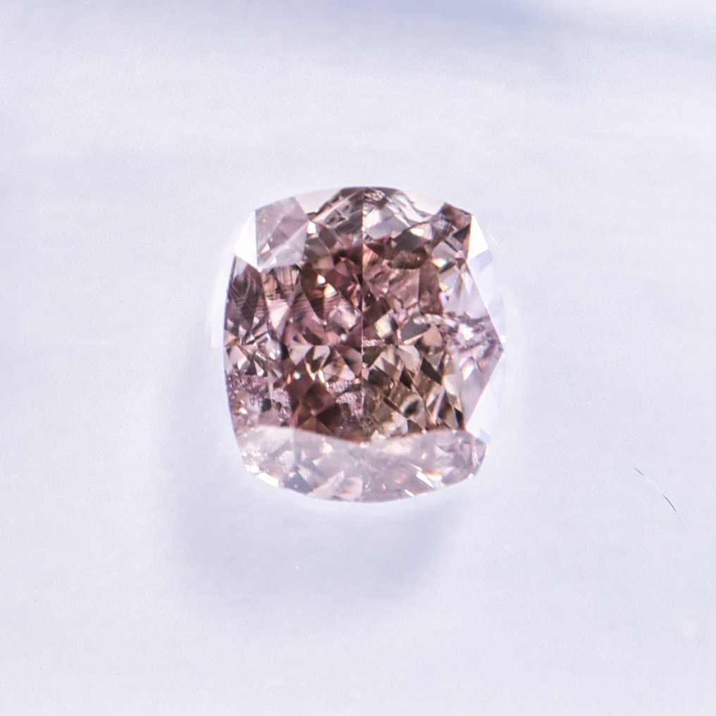 χωρίς τιμή ασφαλείας - 1 pcs Διαμάντι  (Φυσικού χρώματος)  - 0.70 ct - Κούσιον - Fancy Καφετί, Απαλό πορτοκαλί Ροζ - SI2 - International Gemological Institute (IGI) - ΒΓ #1.0