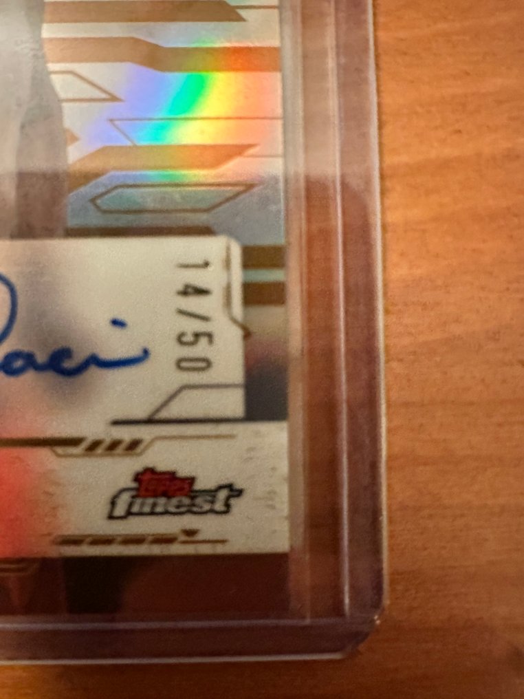 2025 Topps Finest UF Royce Gracie 14/50 簽名卡, 編號平行卡, 序號卡 - 1 Card - 全新 (M) #3.2