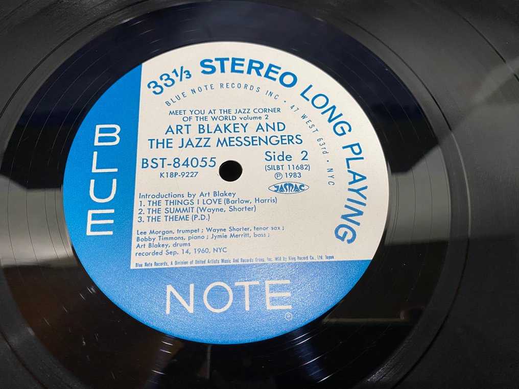 Art Blakey - Art Blakey and The Jazz Messengers Meet You At The Jazz Corner of The World Vol.2 - Disque vinyle unique - Pressage japonais - 1983 #4.3