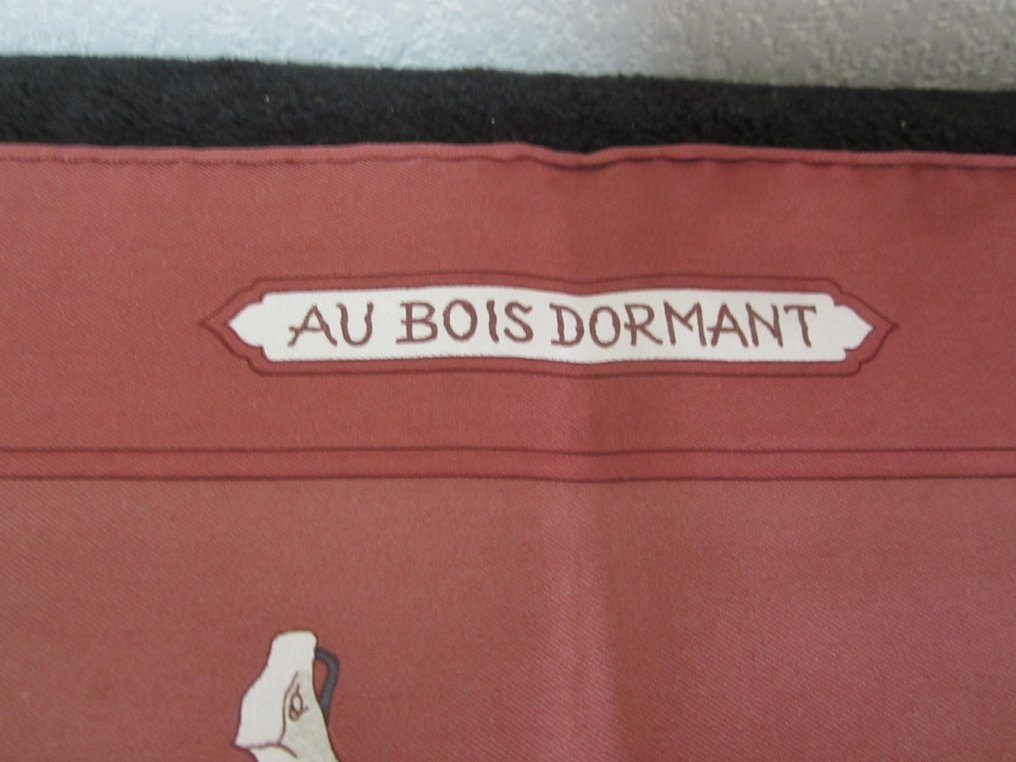 Hermès - Au Bois Dormant  DE STROPPA  1983  SOIE - Foulard #3.2