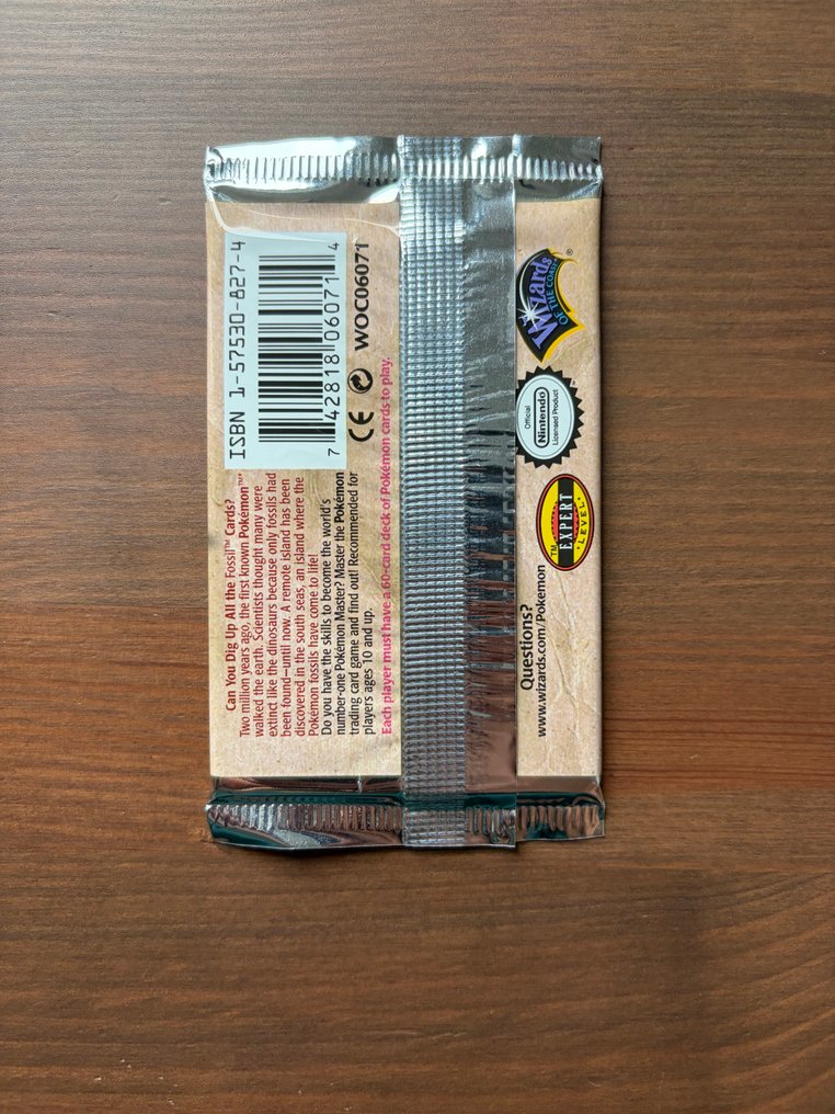 Pokémon - 4 Booster pack - 1st Edition Fossil Artset - WOTC - Fossil #4.3