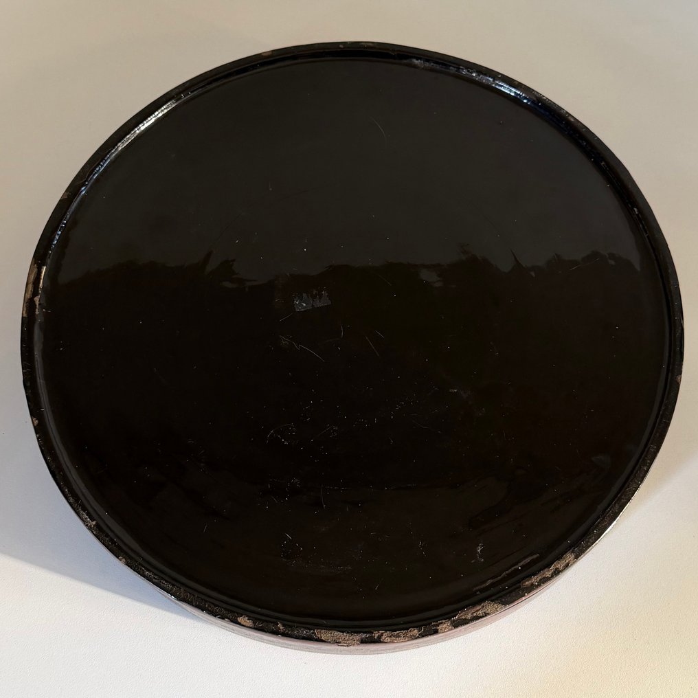 Box (2) - Bamboo, lacquer work - Cylindrical Lacquer Dozen #4.3