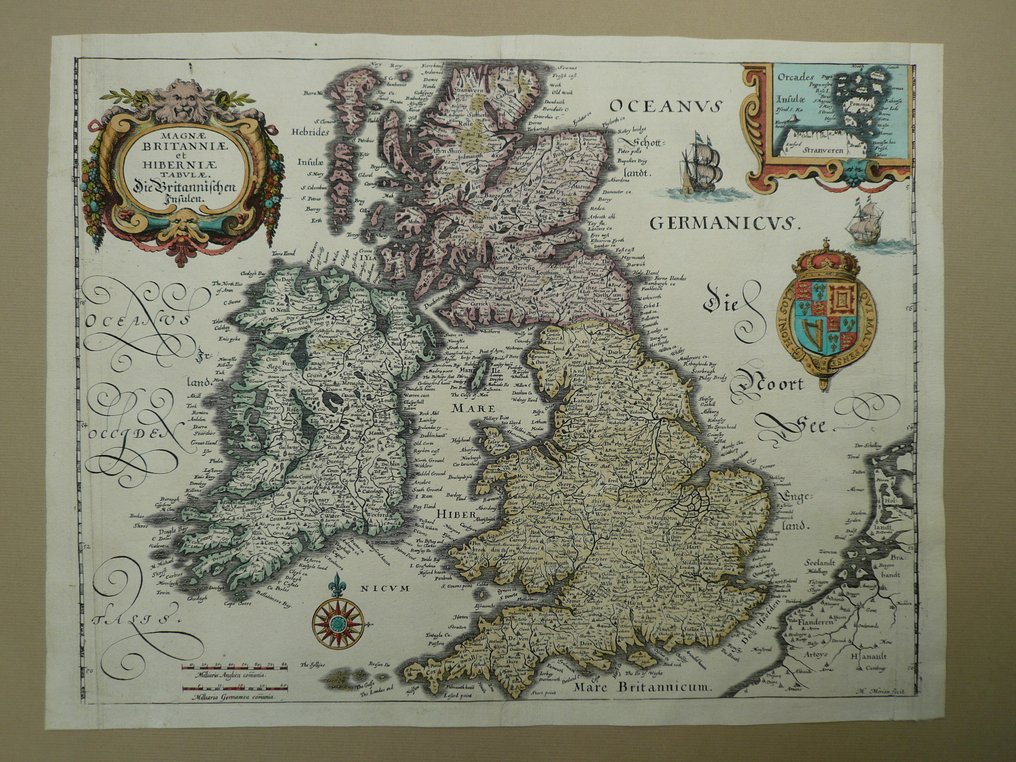 Storbritannia - Irland; Mathias Merian - Magnae Britanniae et Hiberniae tabula - 1621-1650 #1.0