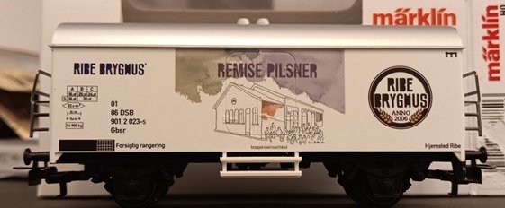 Märklin H0 - 4415.734/4415.781 - Model train freight carriage (2) - 2 Märklin special productions for Denmark - DSB #2.1