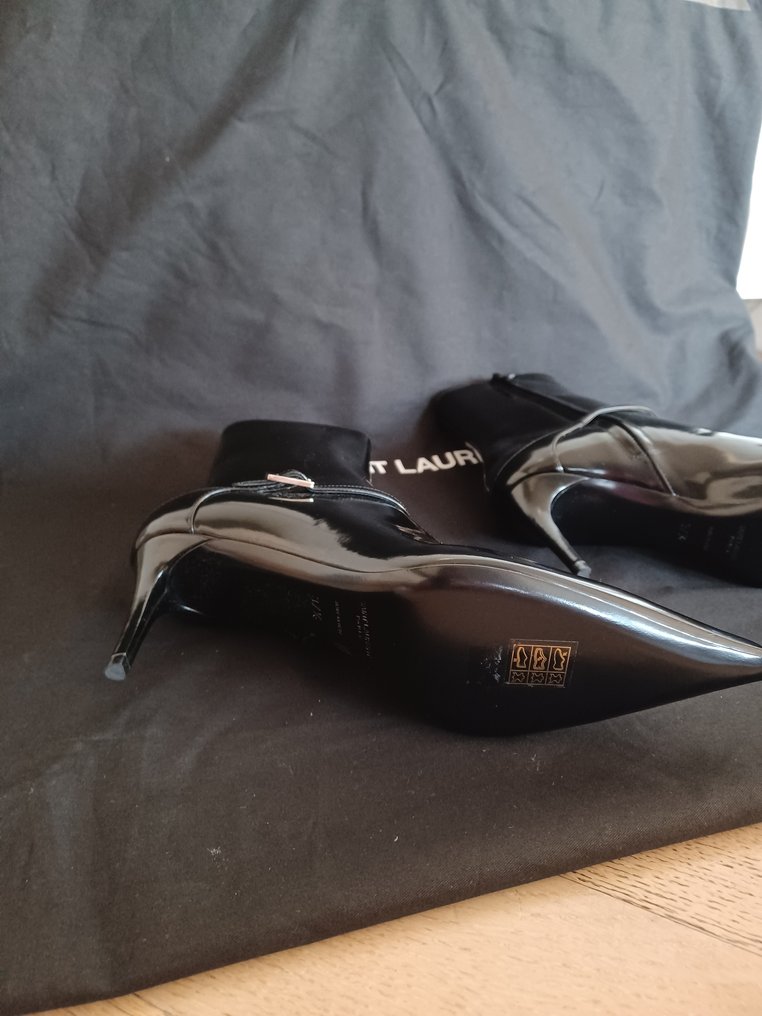 Saint Laurent - Ankelstøvler - Størelse: EU 37.5 #3.2