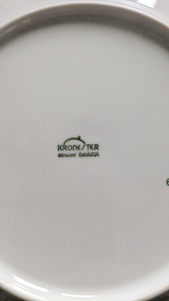 Kronester Bavaria - 盘子 (24) - 瓷 #4.3
