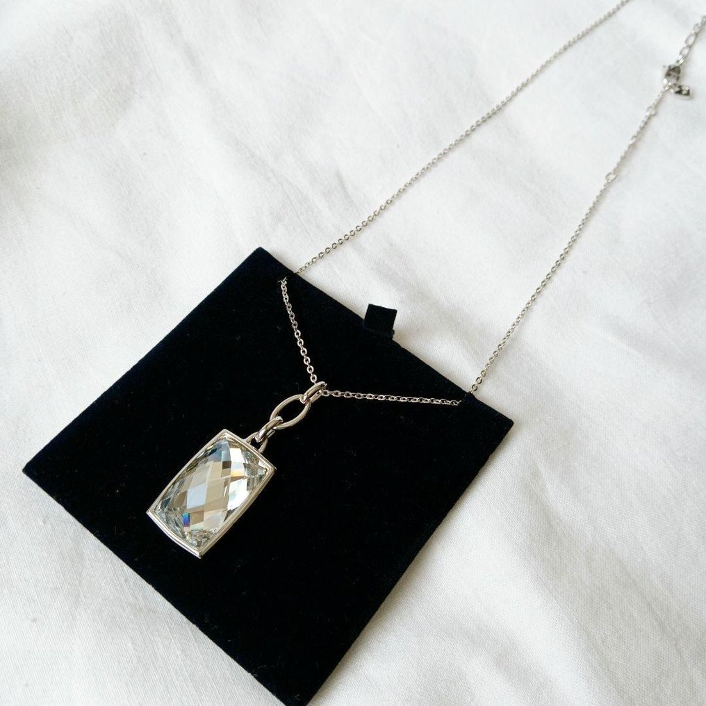 Swarovski - 施华洛世奇水晶配镀铑金属底座 - 项链 #2.1