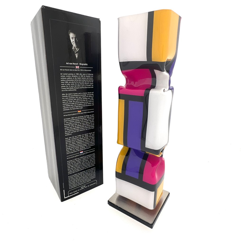 Ad van Hassel (1953) - Luxury Art Candy Toffee - Mondriaan #1.0