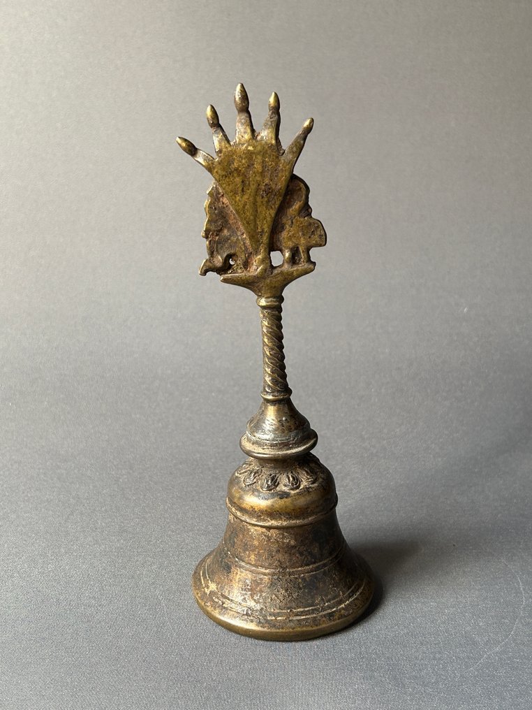 印度教铃铛 - 青銅色 - 印度 - S，19年或之前 #2.1