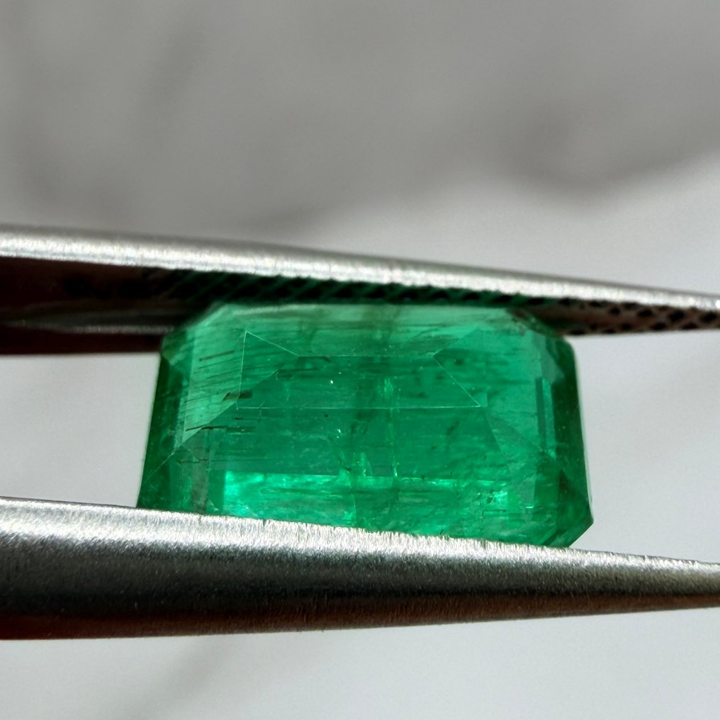 没有保留价 - 1 pcs  绿色 祖母绿  - 1.82 ct - 国际宝石研究院（IGI） - 天然翡翠 #1.0