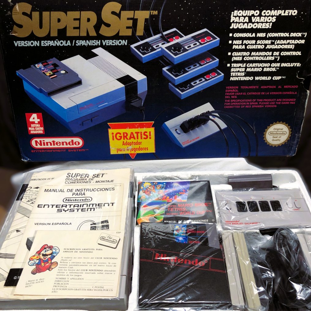 Nintendo - Nes - Rare Nintendo NES Super Set - Spanish Version - Video game console - In original box #2.1