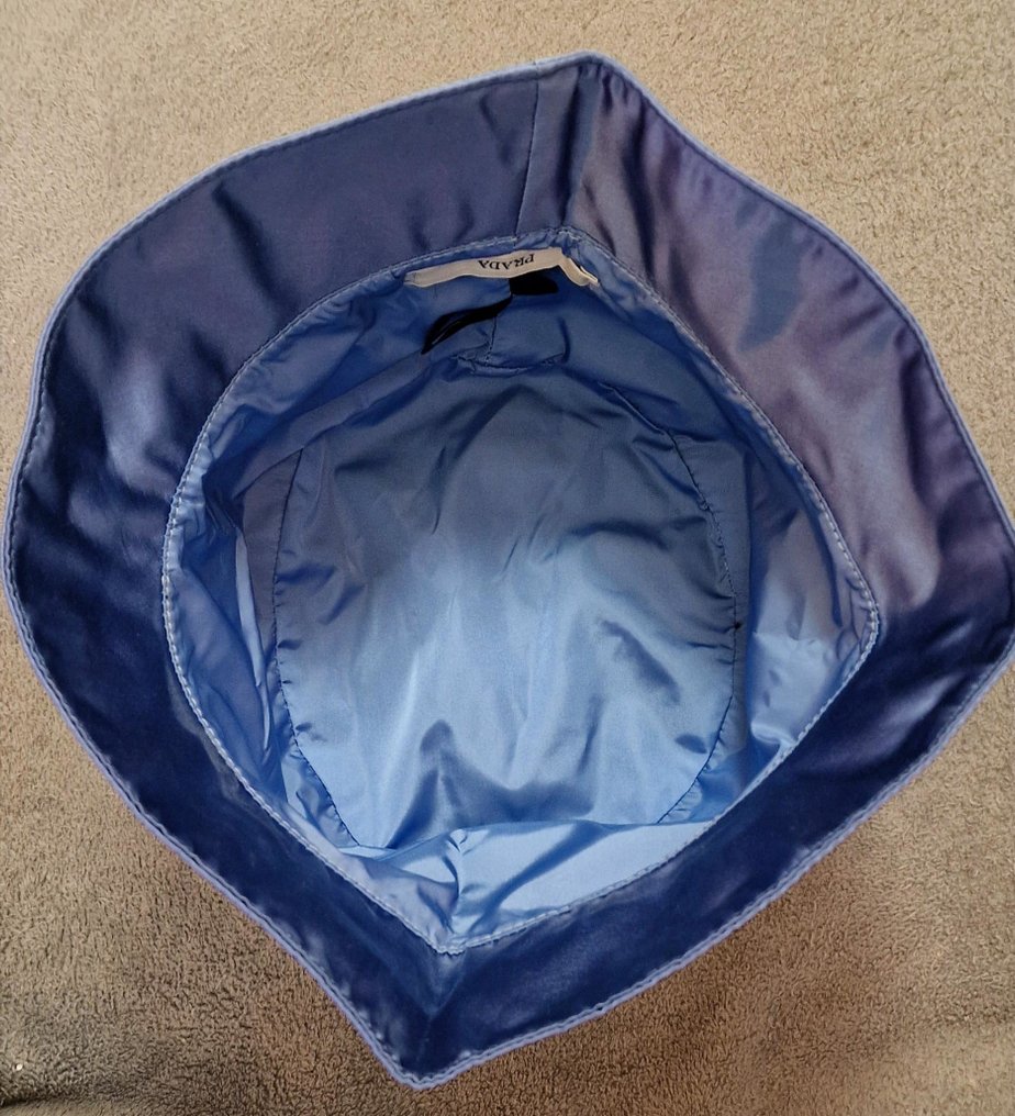 Prada - Bucket Hat – Blue – M - Ensemble d'accessoires de mode #3.2