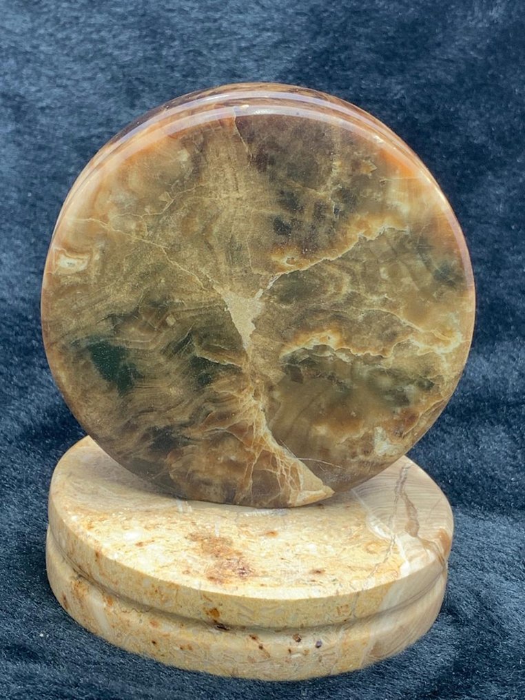 Natural Chocolate calcite Table watch - 459g - Polished Decorative Stone - Faragás csokoládé kalkit - Pakisztán  (Nincs minimálár) #4.3