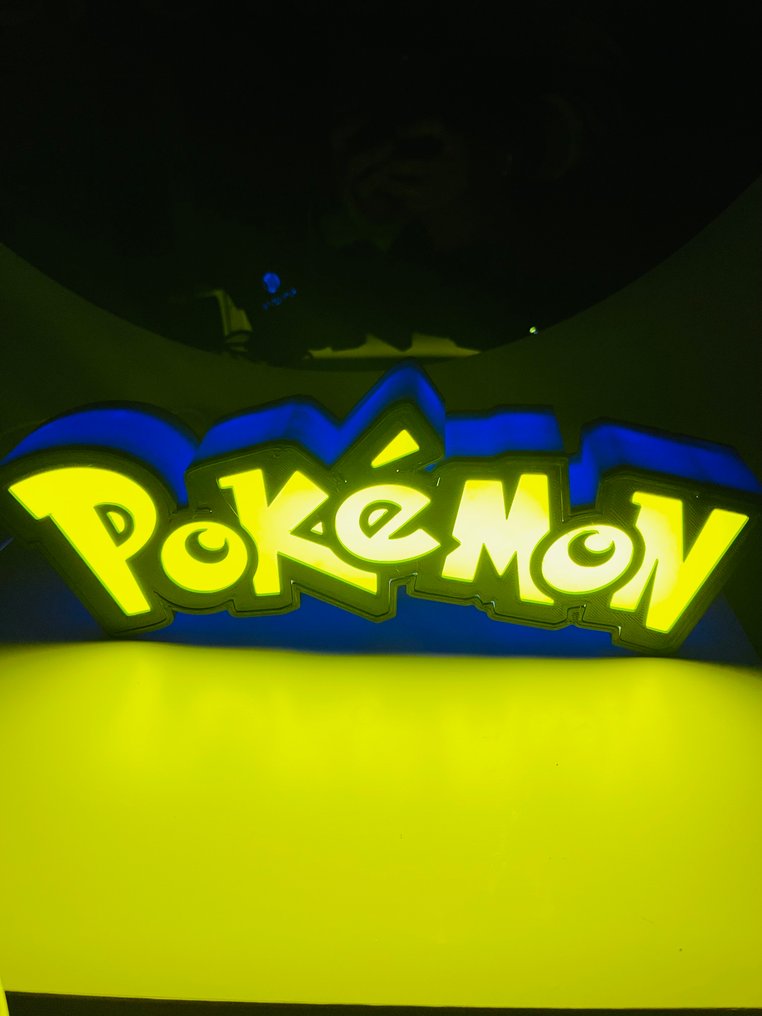 Φως σήμα – Σχεδιασμός γραμματοσειράς retro gaming – Κατασκευασμένο στην Ιταλία - Cr3ativid - Φωτεινό κουτί - Πλαστικό #1.0