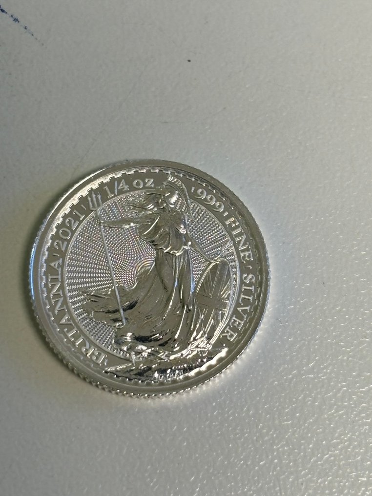 Ηνωμένο Βασίλειο. 50 Pence 2021, 8 x 1/4 Oz .999  (χωρίς τιμή ασφαλείας) #1.0