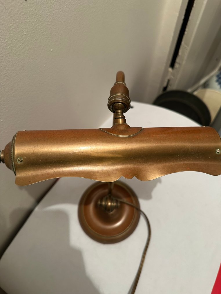 Lamp - Brass, Copper - Notary lamp/desk #2.1