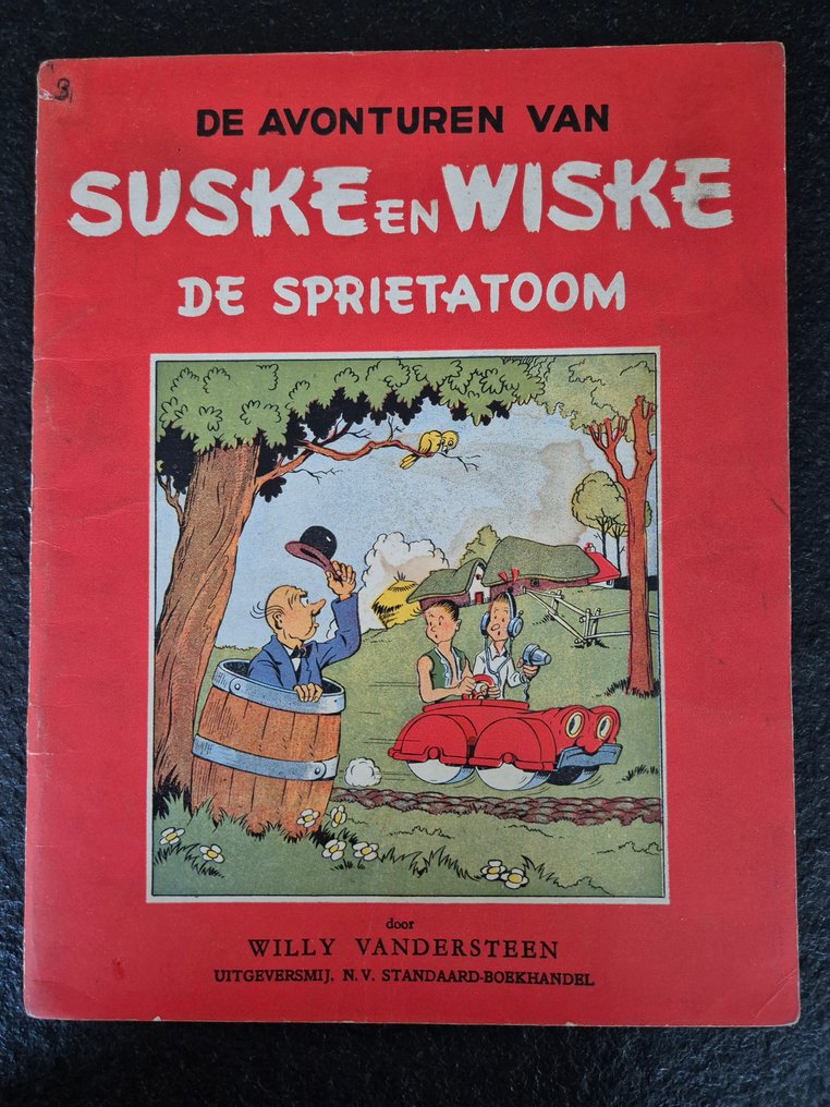 Suske en Wiske RV 3 & 4 - De Sprietatoom / de Koning Drinkt - 2 Album - Reimpresión - 1953/1960 #2.1