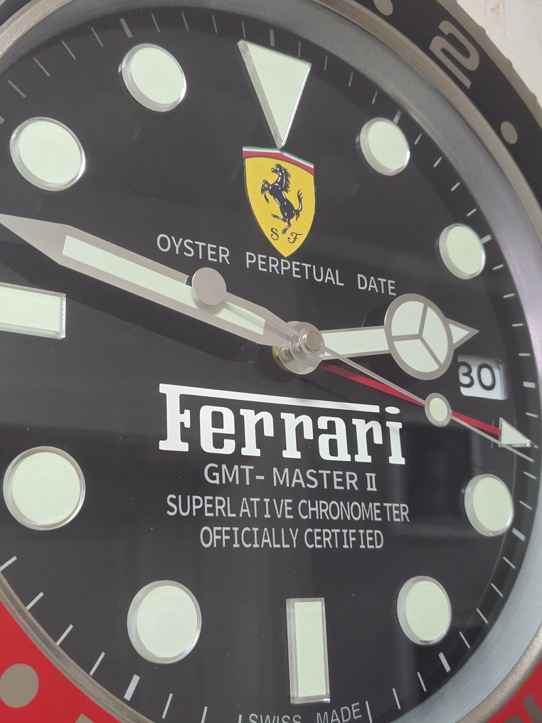 Clock - Ferrari - Red Black Edition - 2025 #4.3