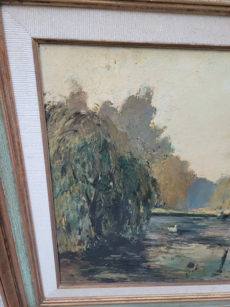 Stanislas Warnie (1879-1958) - Lac dans la forêt #4.3