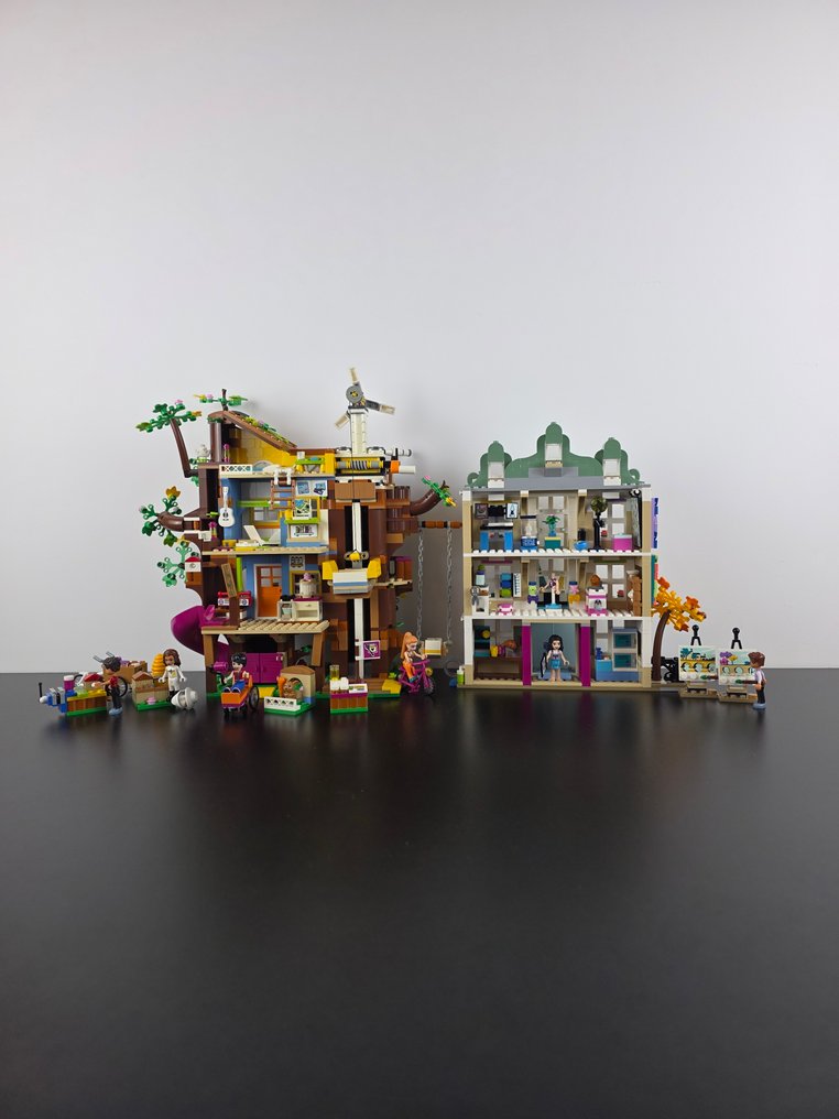 LEGO Set - Friends - 2 Lego Sets: 41703 Friendship Tree House + 41711 Emma's Art School Completely Built #1.0
