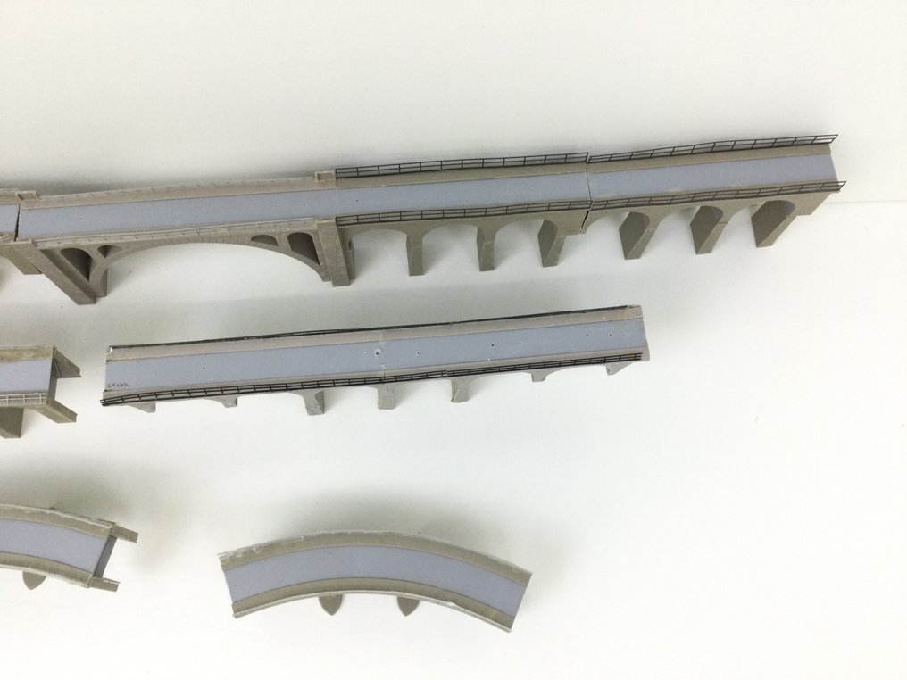 Kibri N - Εξαρτήματα γέφυρας τρένου μοντελισμού (7) - Διάφορα τμήματα γέφυρας #2.1