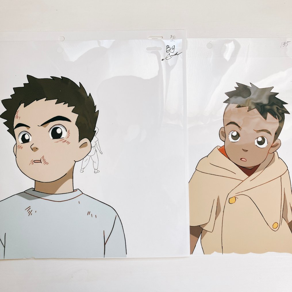 Japanese Animation Studio - 2 Cel di produzione originale - Now and Then, Here and There Shu & Boo 2SET - 1999 #1.0