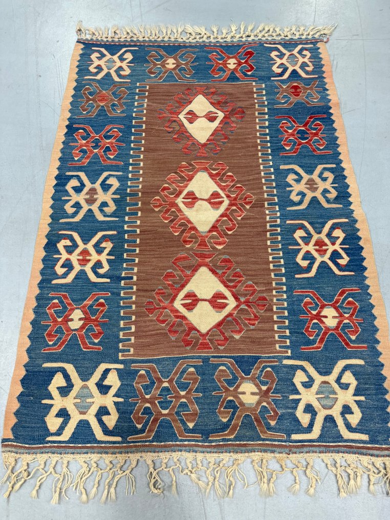 Kilim Anatolio Εξαιρετικά λεπτό - Χαλί - 124 cm - 77 cm #1.0