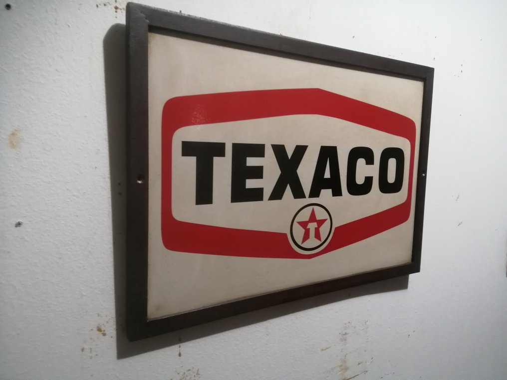 Texaco - Texaco reklámtábla - Texaco - Reklámtábla - 1970 - Fém #2.1