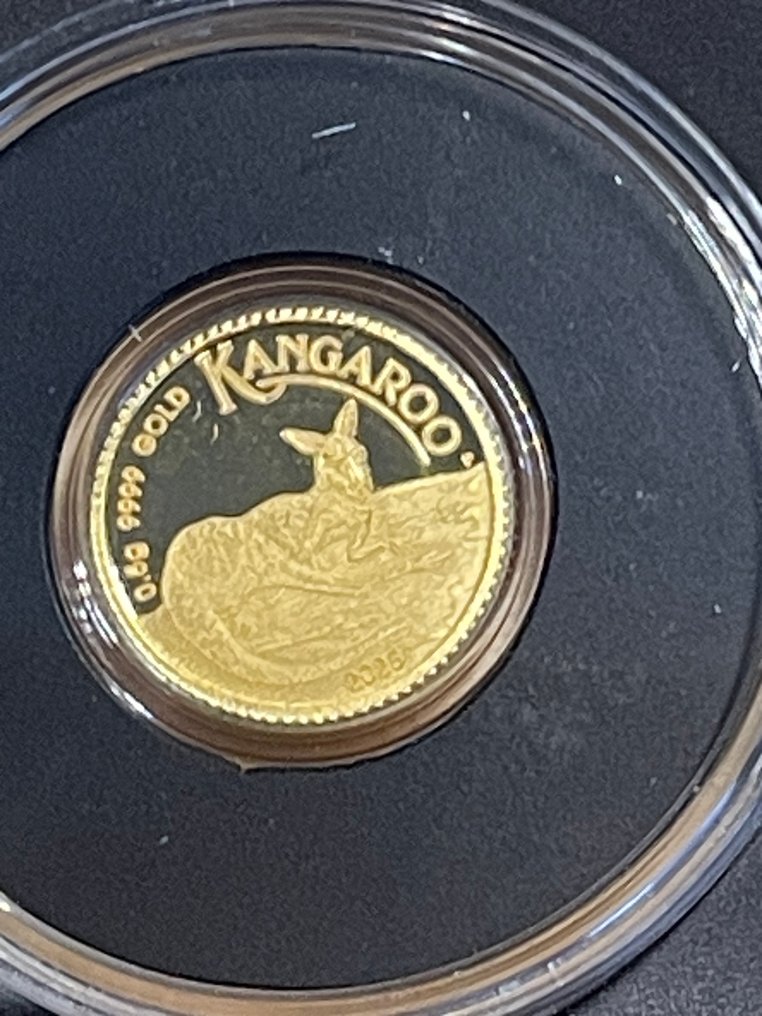 Australia. 2 Dollars 2025 Goldmünze KANGAROO 0,5 g AU.99.99 (No reserve price) #1.0