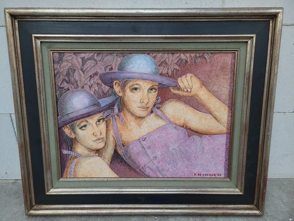 Paul De Cocker (1931-) - Femmes en rose #1.0