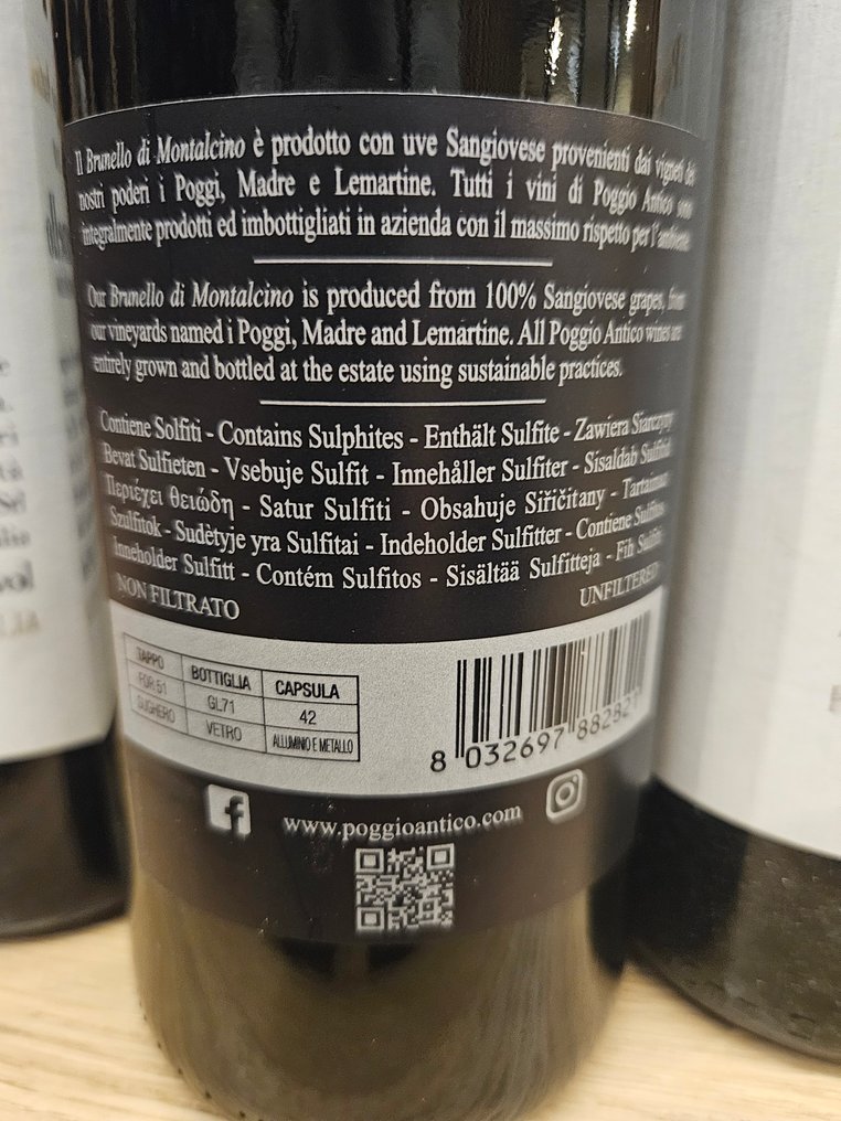 2018 Poggio Antico - Μπρουνέλο ντι Μονταλσίνο DOCG - 10 Bottles (0.75L) #3.2