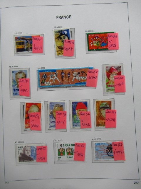 Frankreich 2000/2003 - Wunderschöne Sammlung in einem Davo-Album. #3.2