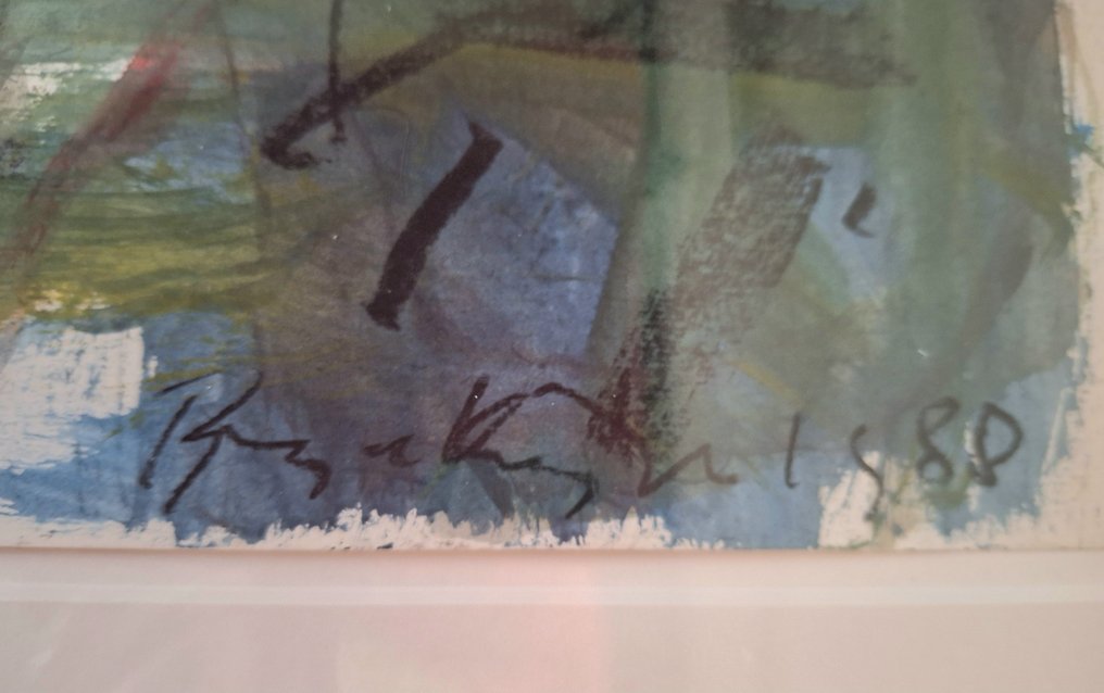 Barney de Krijger (XX) - 'De brug', uniek #4.3