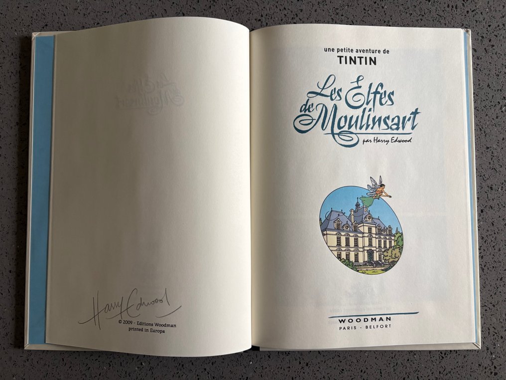 Tintin - Les elfes de Moulinsart - numéroté - signé - 1 Album - 2009 #2.1
