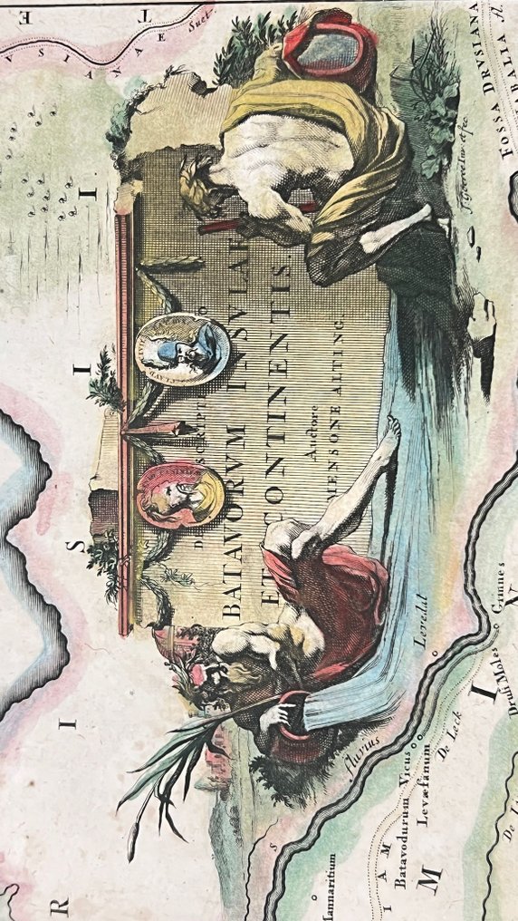 Netherlands - Zeeland, Brabant, Limburg, Gelderland; Mensone Alting. / F. Halma. - Descriptio Batavorum Insulae et Continentis - 1721-1750 #3.2