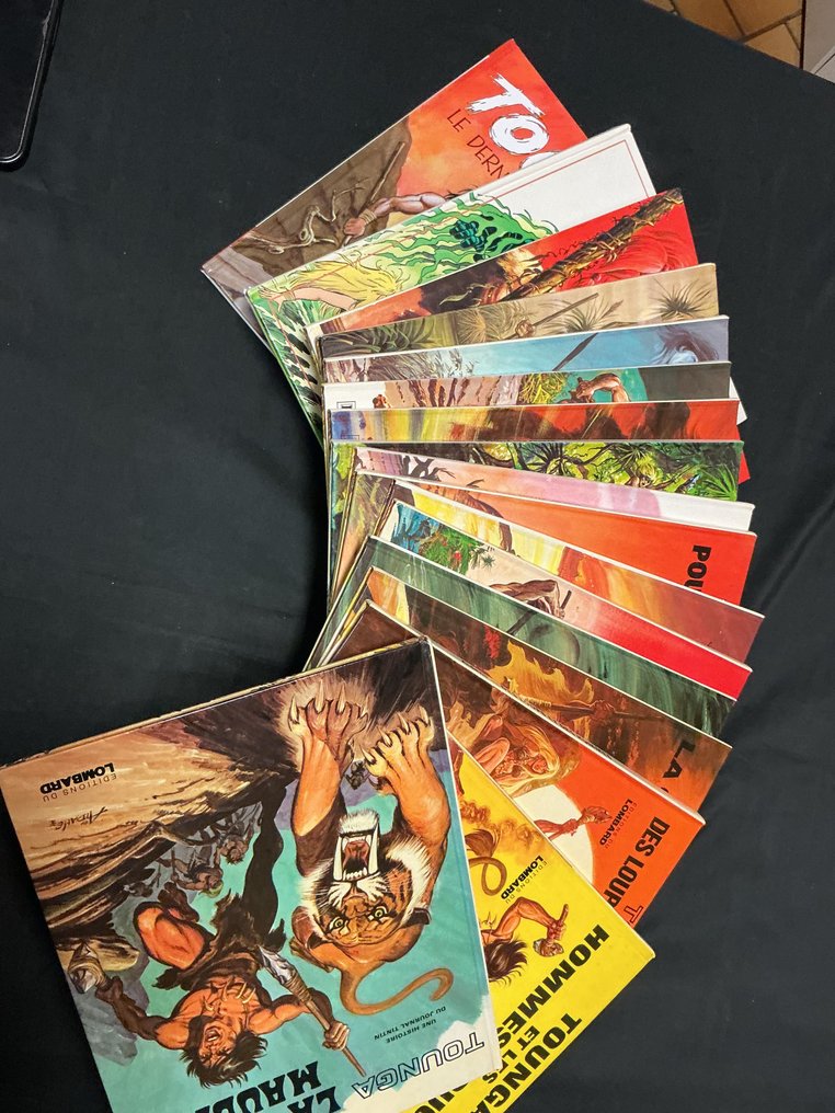 Tounga T1 à T17 + dédicace - Série complète - 17x C - EO/Ré - 17 Album - 1974/2004 #1.0