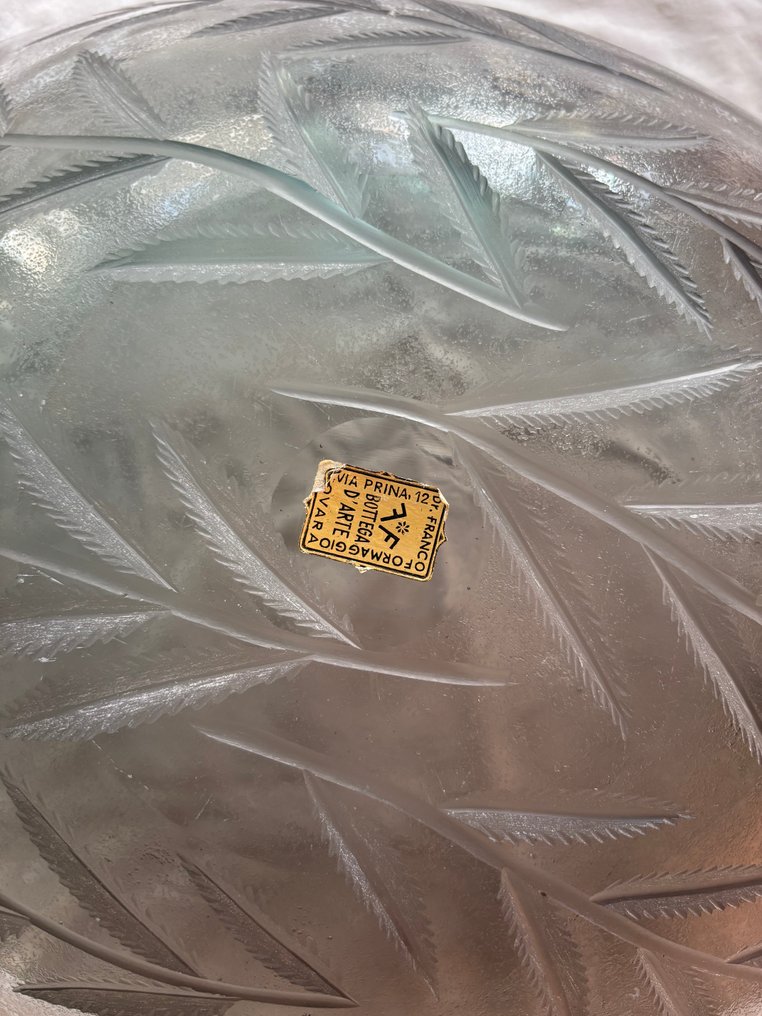 Vetreria d’Arte Franco Formaggio - Διακοσμητικό  - Γυαλί - Χαράξεις φύλλων #4.3