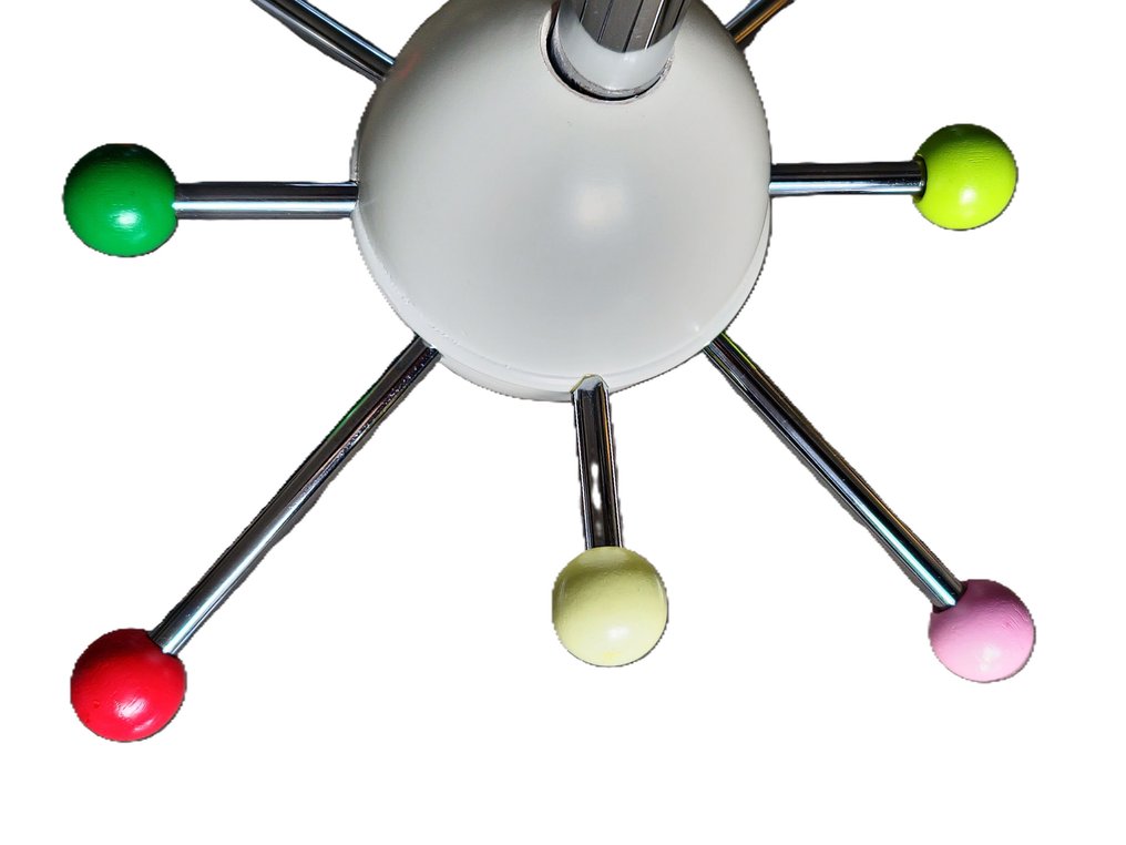 IKEA - 衣帽架 - 魔杖 - 金属, 木 - Sputnik - 太空时代 #2.1