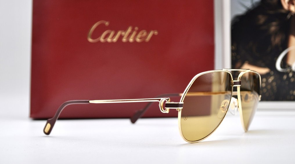 Cartier - laque de china ( lacca) - Solbriller #4.3