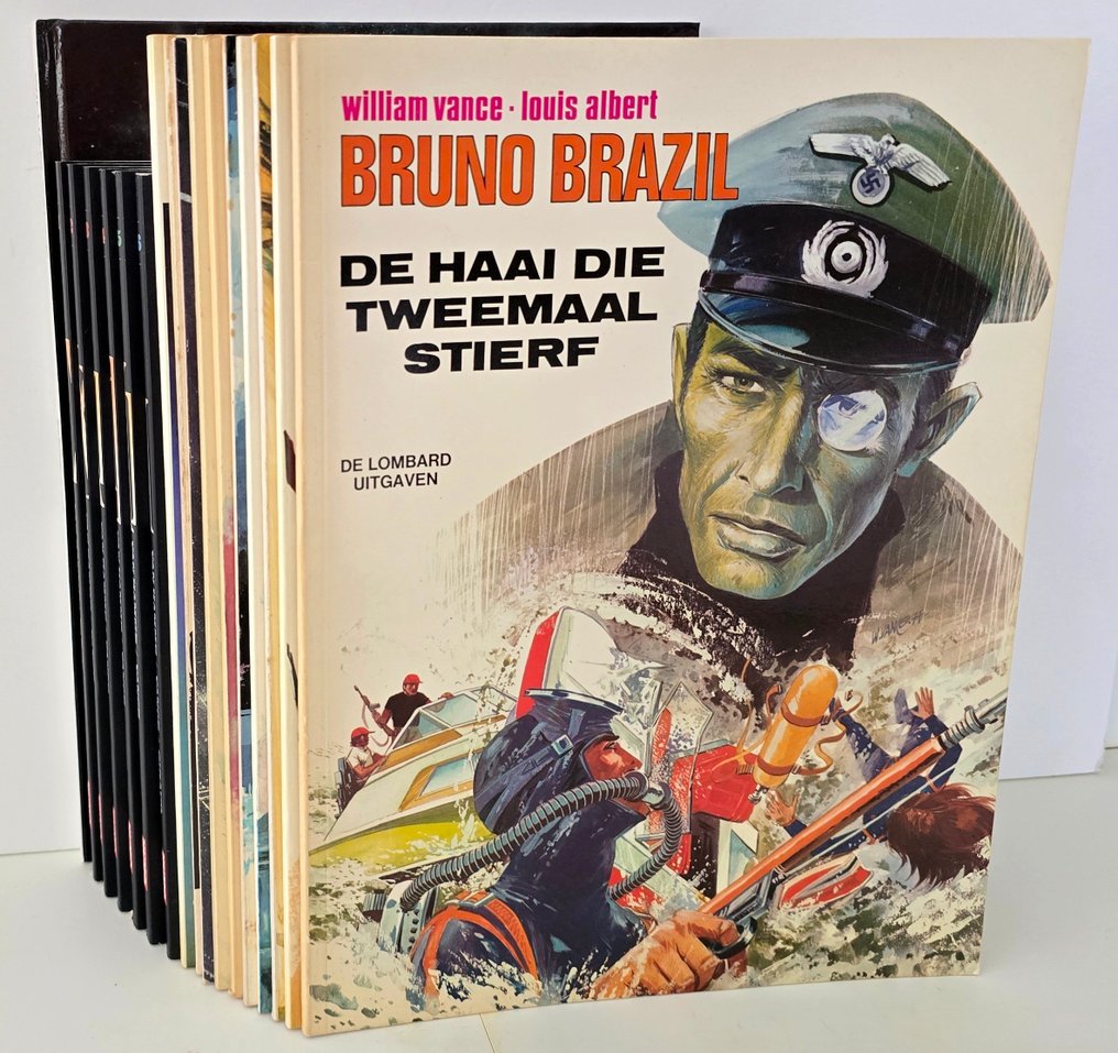 Collectie W. Vance - Bruno Brazil 1 t/m 10 (SC) + XIII 1 t/m 6 (SC) + XHG-C3 (HC) - 17 Album - Ensipainos / uusintapainos - 1971/2014 #1.0