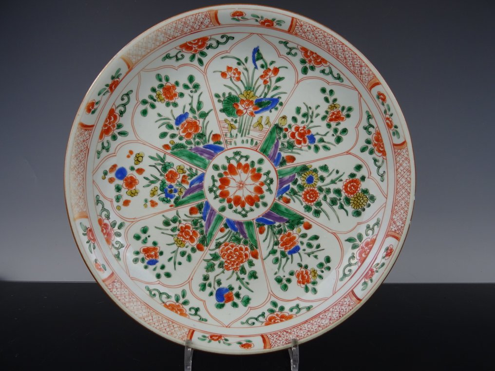 盘子 - 瓷 - 康熙 1662-1722 #1.0