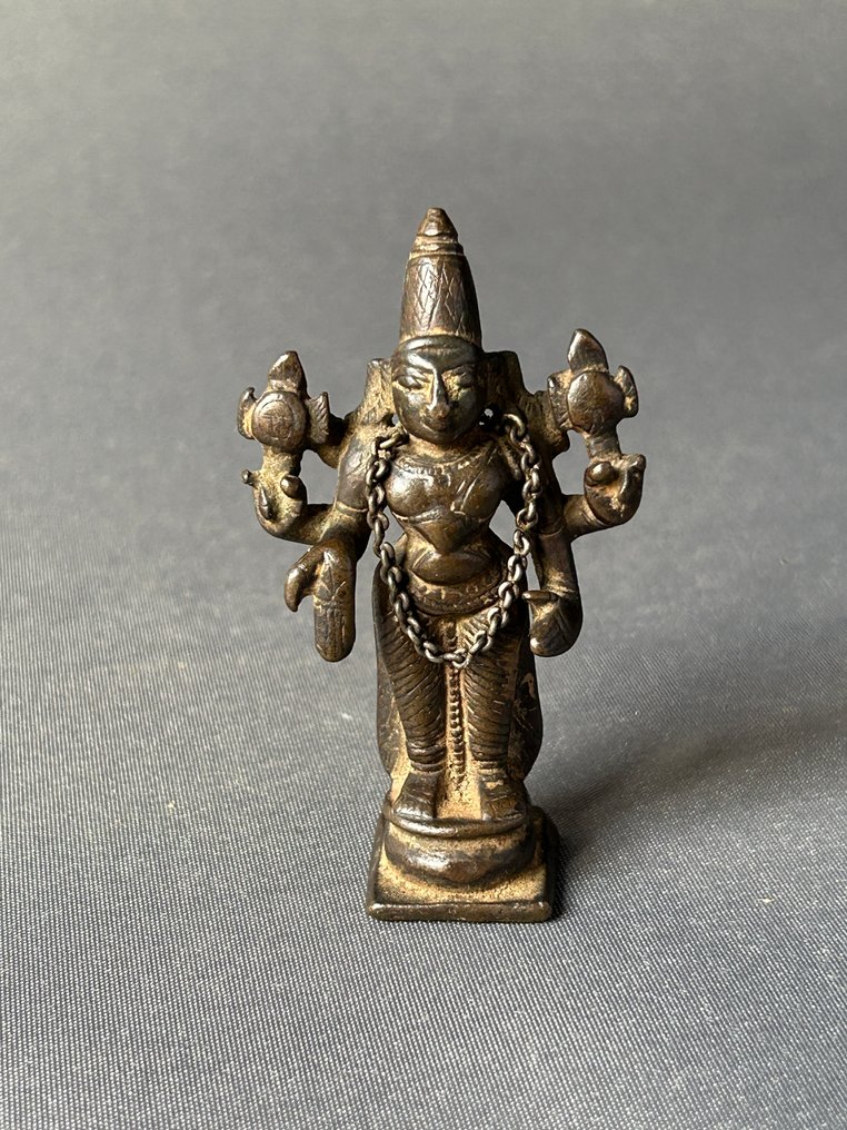 Vishnu-patsas - Pronssi - Intia - 1700- ja 1800-luku #1.0