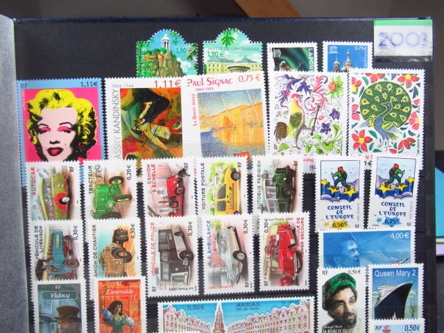 法国 2000/2008 - 精彩的邮票收藏，面值重要。 #4.3
