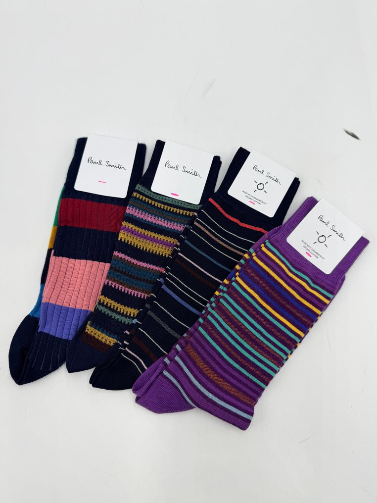 Paul Smith - Lot of 4 new pairs of soc - Ensemble d'accessoires de mode #1.0