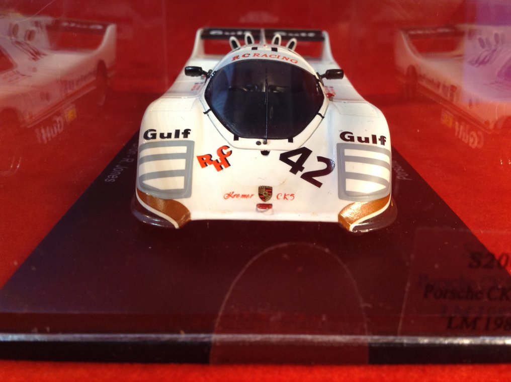 Spark 1:43 - Machetă mașină de curse - ref. #S2001 Porsche 935 CK5 Kremer Gr5 "Gulf" Le Mans 1983 #42 Cleare/Dron/Jones - Calitate excelentă - ediție limitată #3.2